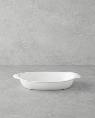 Elise Porselen Sufle Fırın Kabı 9 cm Beyaz