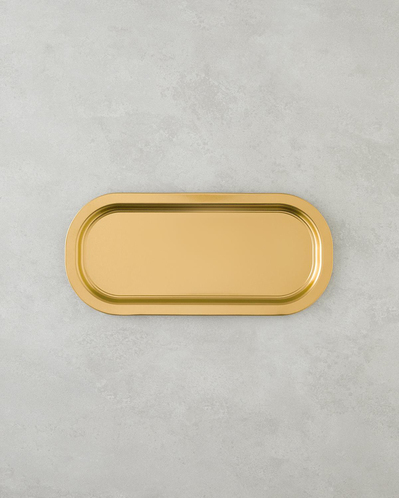 Emma Metal Tepsi 31,5 cm Gold