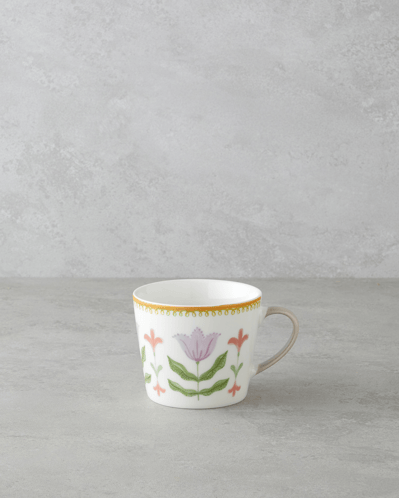 Floral Garden New Bone China Kupa 450 ml Renkli