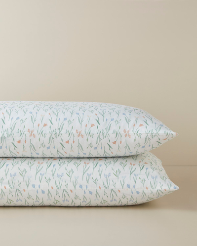 Fresh Sprout Kolay Ütülenir 2li Yastık Kılıfı 50x70 cm Yeşil-Sarı