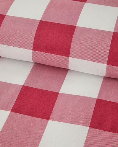 Gingham Çift Kişilik Nevresim Seti Pembe
