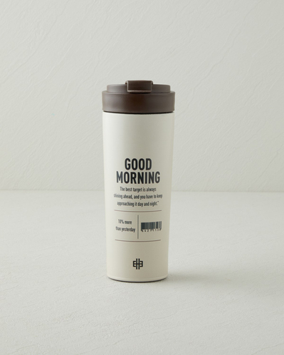 Good Mood Morning Çelik Termos 500 ml Kahverengi