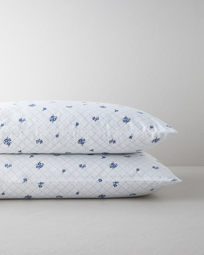 Heritage blue Kolay Ütülenir 2li Yastık Kılıfı 50x70 cm Mavi