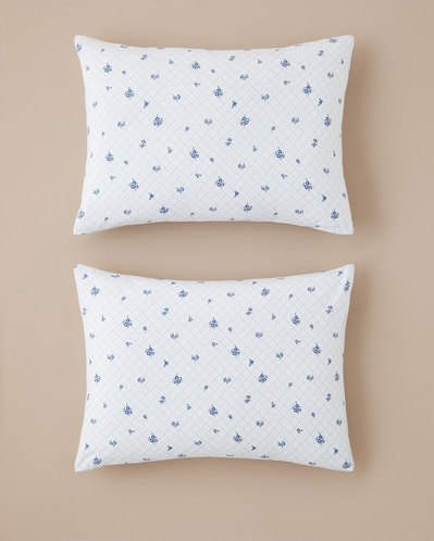 Heritage blue Kolay Ütülenir 2li Yastık Kılıfı 50x70 cm Mavi