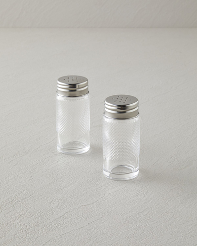 Hexa Cam 2li Tuzluk - Biberlik 4x9 cm Şeffaf