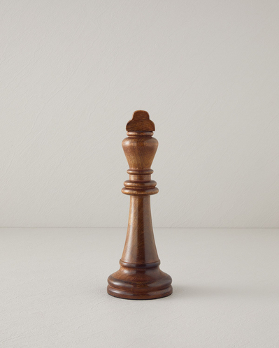 King Dekoratif Obje 27,5 cm Kahve