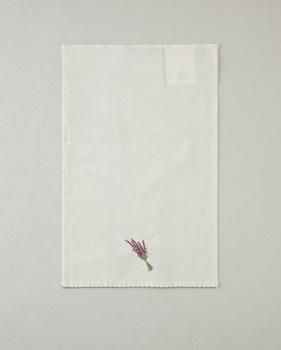 Lavispera Pamuklu Nakışlı Kurulama Bezi 30x50 cm Mor