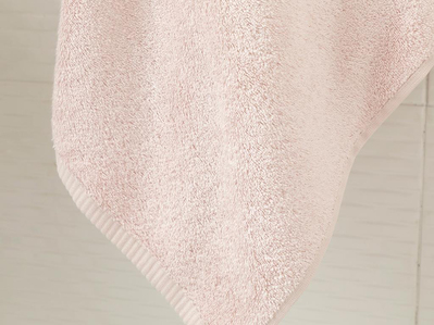 Leafy Bambu Banyo Havlusu Pudra Pembe