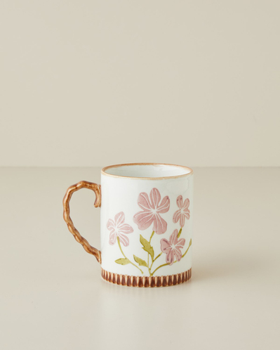 Livy Stoneware Kupa 470 ml Pembe