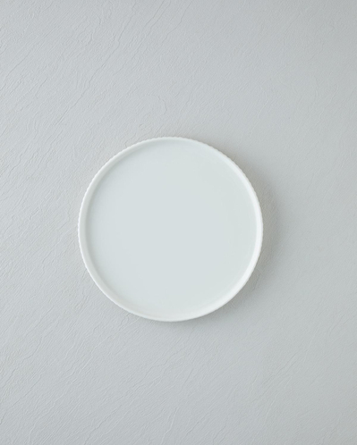 Lunara Porselen Servis Tabağı 24 cm Beyaz