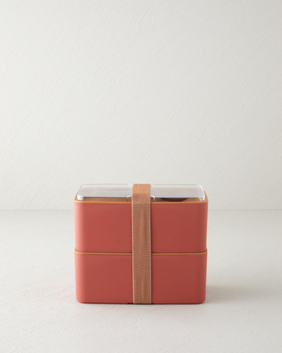 Mezaluna Time 2 Katlı Lunch Box 1 L- 1 L Turuncu