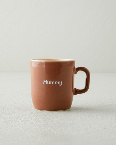Mini&Mummy Seramik İkili Kupa 150-230 ml Krem-Kahverengi