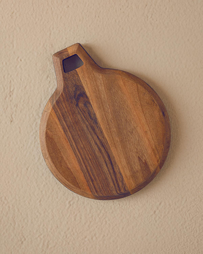 Modern Wood Ceviz Sunum Tahtası Kahverengi