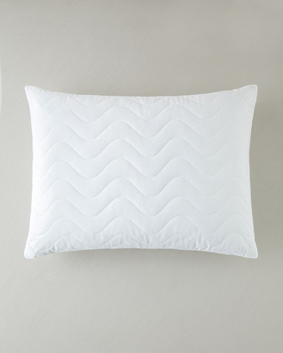 Napline Pamuklu Kapitoneli Sıvı Geçirmez Yastık Alezi 50x70 cm Beyaz