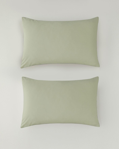 Novella Premium Pamuklu 2li Yastık Kılıfı 50x70 cm Açık Yeşil