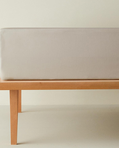 Novella Premium Soft Cotton Tek Kişilik Lastikli Çarşaf Bej