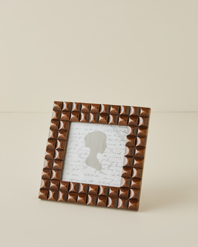 Olena Polyresin Çerçeve 10x10 cm Kahve