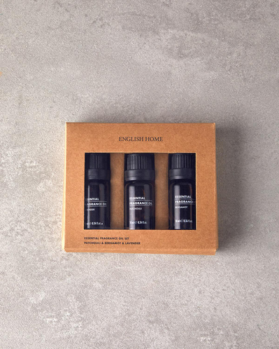Paçuli, Bergamot, Lavanta 3lü Esansiyel Koku Yağı Amber