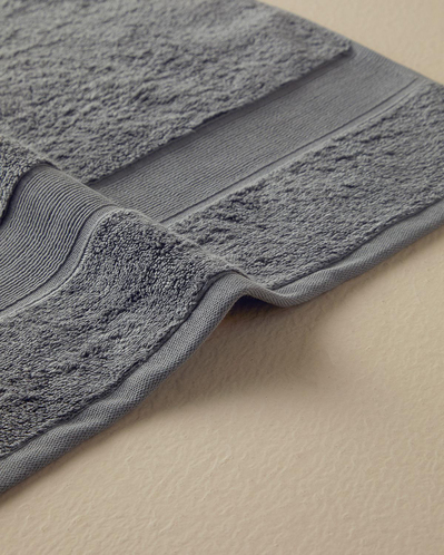 Poffy Soft-Premium Pamuklu Banyo Havlusu 70x140 cm Koyu Gri