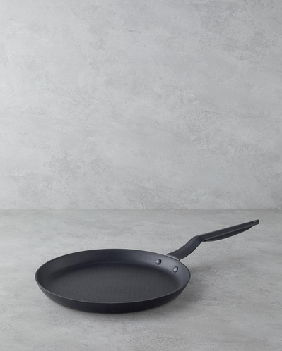 Pro Grade Premium İndüksiyon Tabanlı Krep Tava 30 cm Siyah