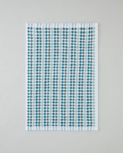 Punto %100 Pamuk El Havlusu 30x45 cm Yeşil-Beyaz