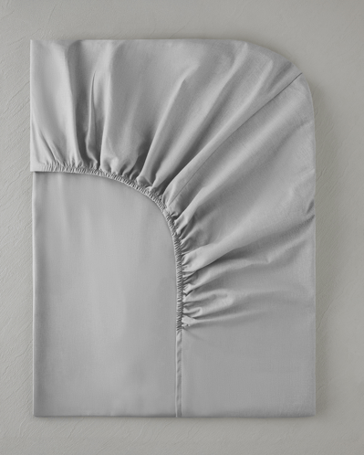 Pure %100 Pamuklu Tek Kişilik Lastikli Çarşaf 100x200 cm Çakıl Taşı