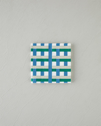 Retro Plaid 20li Kağıt Peçete 33x33 cm Yeşil