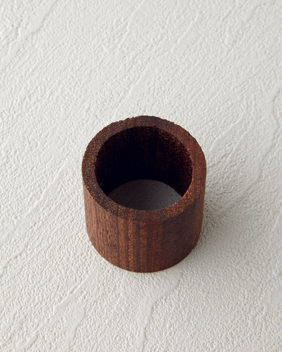 Rustic Iroco Peçete Halkası 3,5x4 cm Kahverengi
