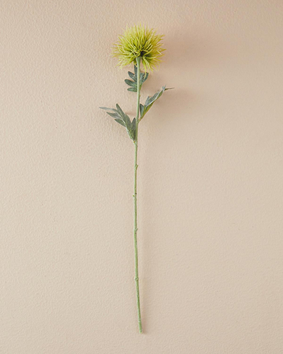 Sea Holly Tek Dal Yapay Çiçek Yeşil
