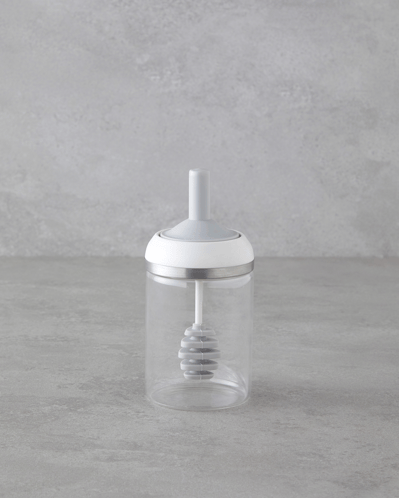 Shelby Borosilikat Bal Kavanoz 400 ml Gri