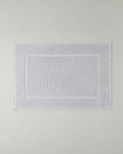 Soft Step %100 Pamuk Ayak Havlusu 50x70 cm Açık Gri 600 G/m²