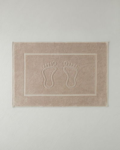 Soft Step %100 Pamuk Ayak Havlusu 50x70 cm Açık Bej 600 G/m²