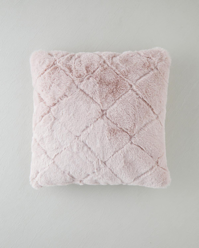 Soft Touch Rabbit Pelüş Kırlent Kılıfı 45x45 cm Pudra