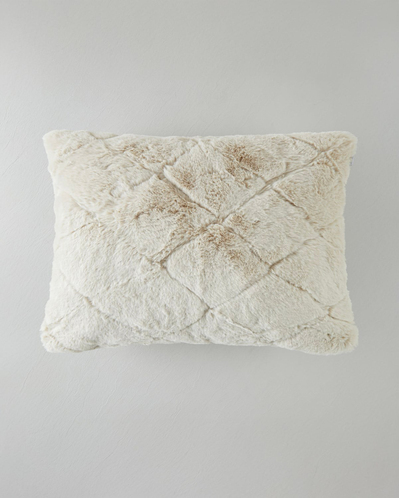 Soft Touch Rabbit Peluş Kırlent Kılıfı 35x50 cm Bej