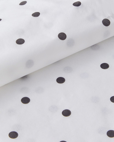 Spotty 20li Kağıt Peçete 33x33 cm Siyah - Beyaz