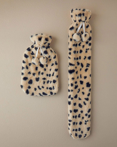 Spotty Sıcak Su Torbası Krem Siyah