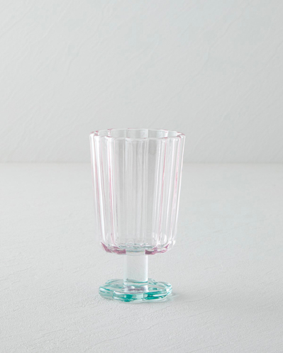 Springtime Cam 3lü Kadeh 280 ml Pembe - Yeşil