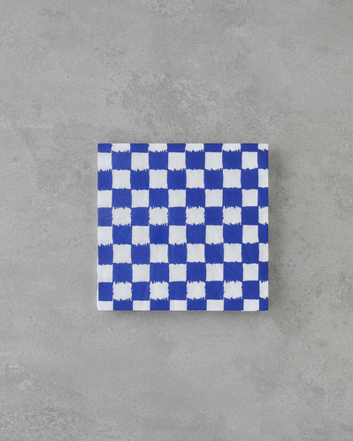 Squarify Dark 20li Kağıt Peçete 33x33 cm Mavi