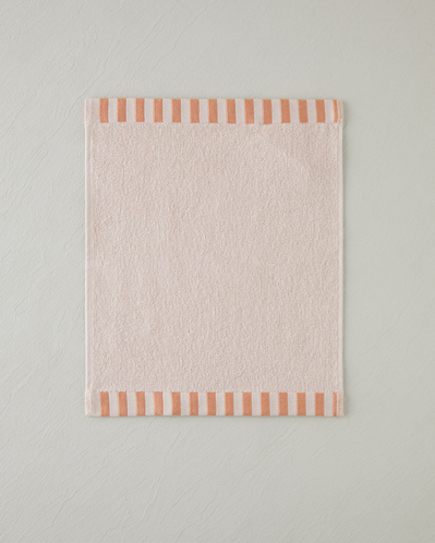 Stripe Edge %100 Pamuk El Havlusu 30x40 cm Pudra