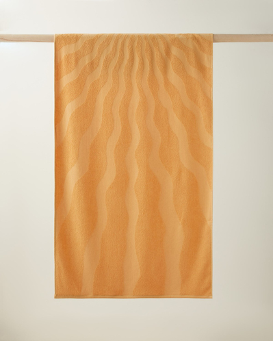 Sunbeam %100 Pamuk Plaj Havlusu 70x140 cm Turuncu