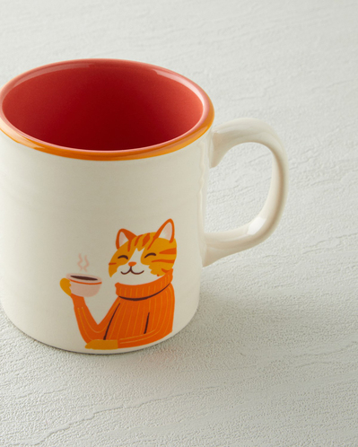 Sunny Cat Seramik Kupa 345 ml Renkli