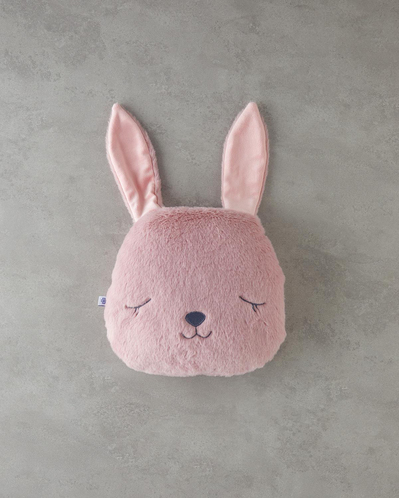 Sweet Rabbit Bebe Pelüş Dekoratif Kırlent 35x27 cm Pembe
