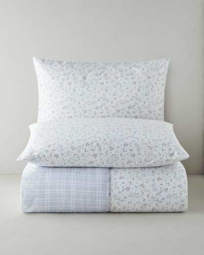 Sweety Meadow Kolay Ütülenir Çift Kişilik Nevresim Seti 200x220 cm Lila