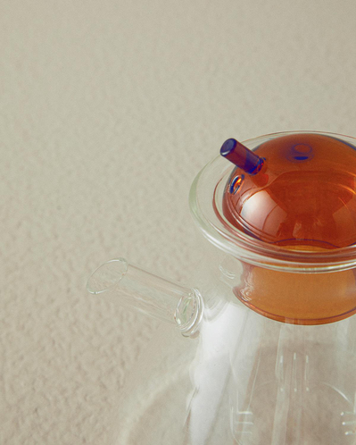 Tasty Borosilikat Demlik 520 ml Amber
