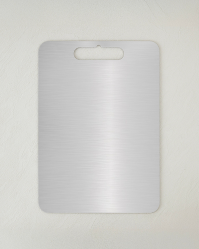 Titan Cut Paslanmaz Çelik Kesme Tahtası 24x34 cm Gri