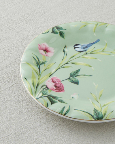 Vanilla New Bone China Pasta Tabağı 16 cm Açık Yeşil