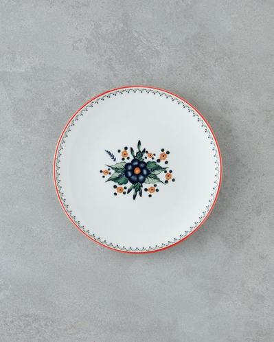 Whimsical Bone Porselen Pasta Tabağı 19 cm Renkli