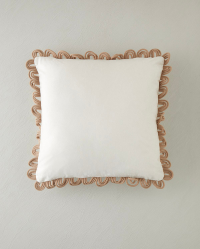 Zuma Kırlent Kılıfı 45x45 cm Bej