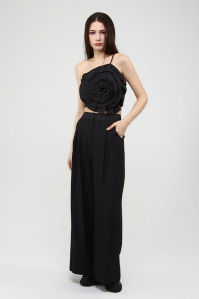 pantolon ve çiçekli büstiyer 4032