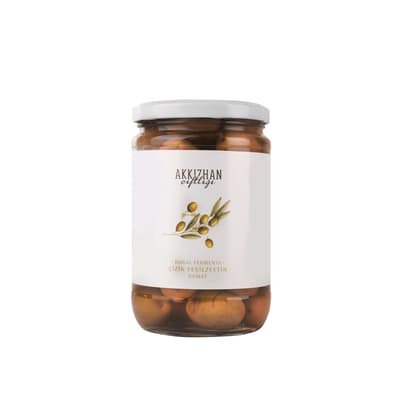 Akkızhan Çiftliği Domat Yeşil Çizik Zeytin 500 gr